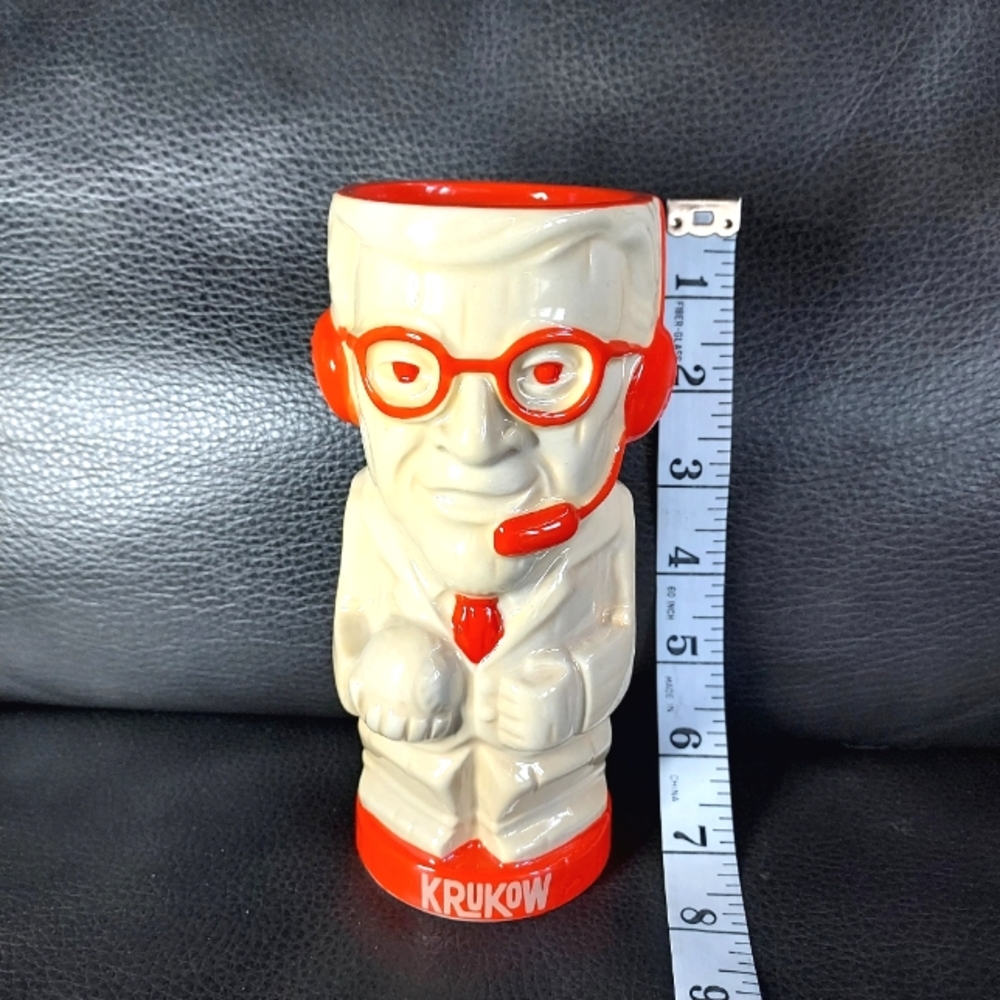 MIKE KRUKOW & DUANE KUIPER 2023 Ceramic Tiki Mugs with Orange Accents - Picture 7 of 10